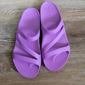 Croc sandals